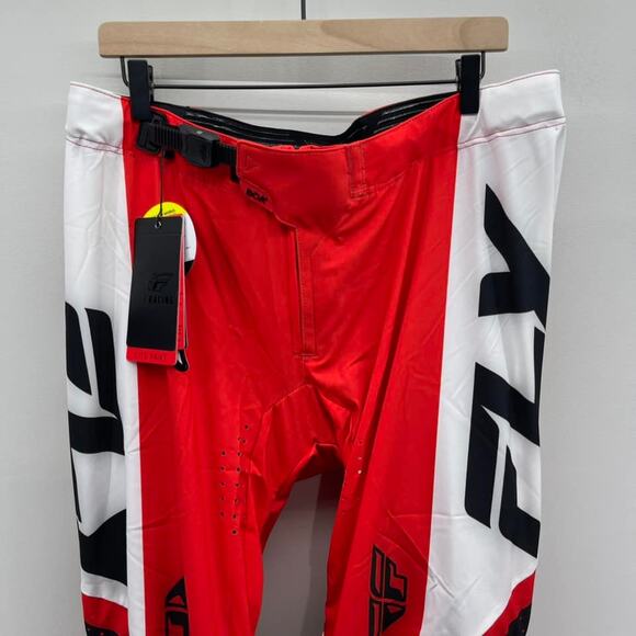 Fly Racing Lite Pant Red/White/Black Mens‎ 36 Waist Riding Pants Style 377-73236 - Picture 3 of 8